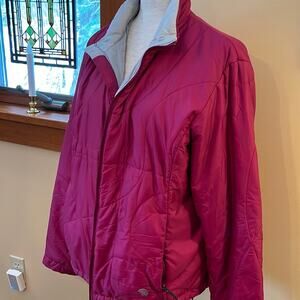 Mountain Hardwear Packable Nano Puffer Jacket XL Y2K Corpcore Pink Grey